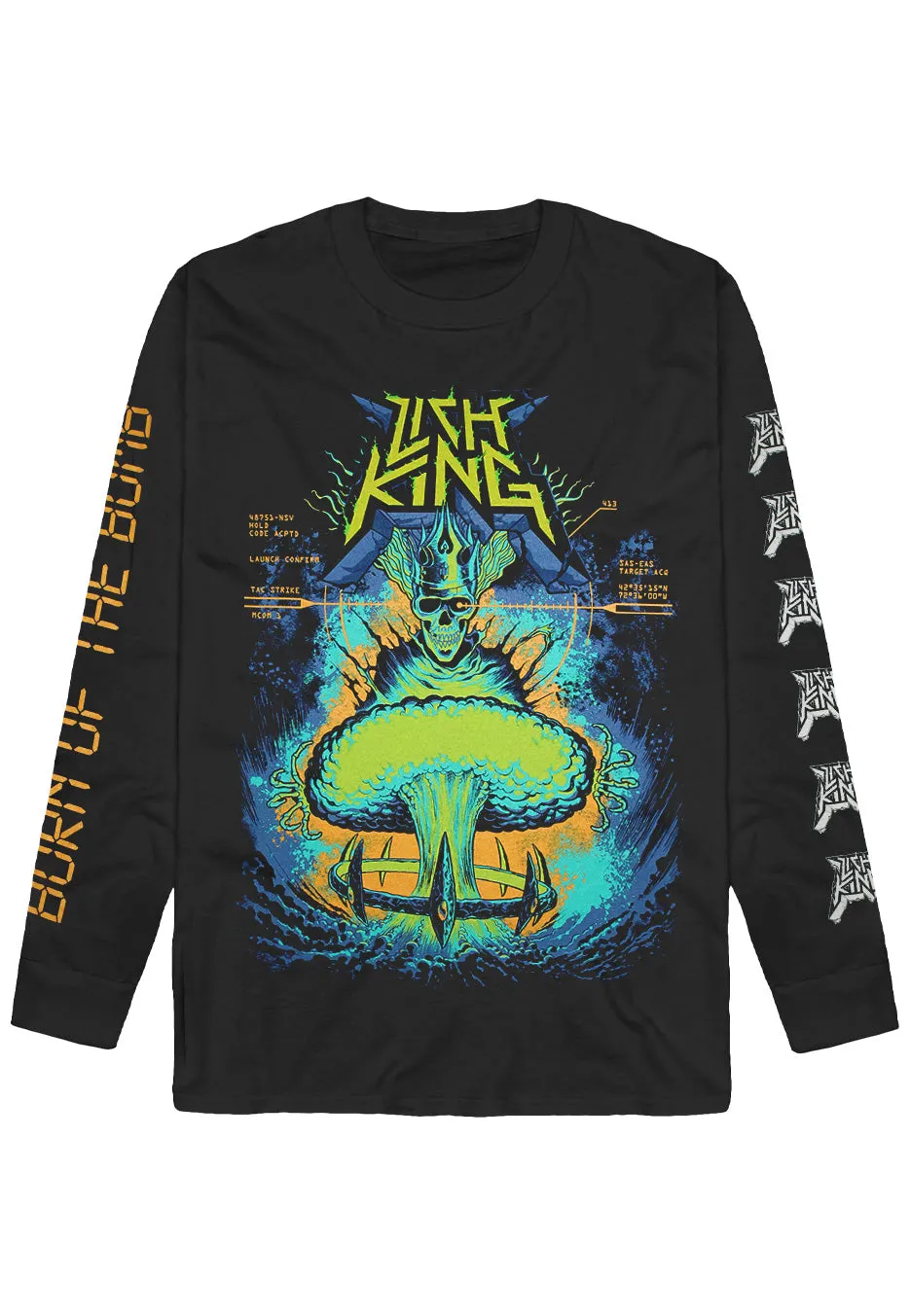 Lich King BOBT maglia maniche lunghe longsleeve nera