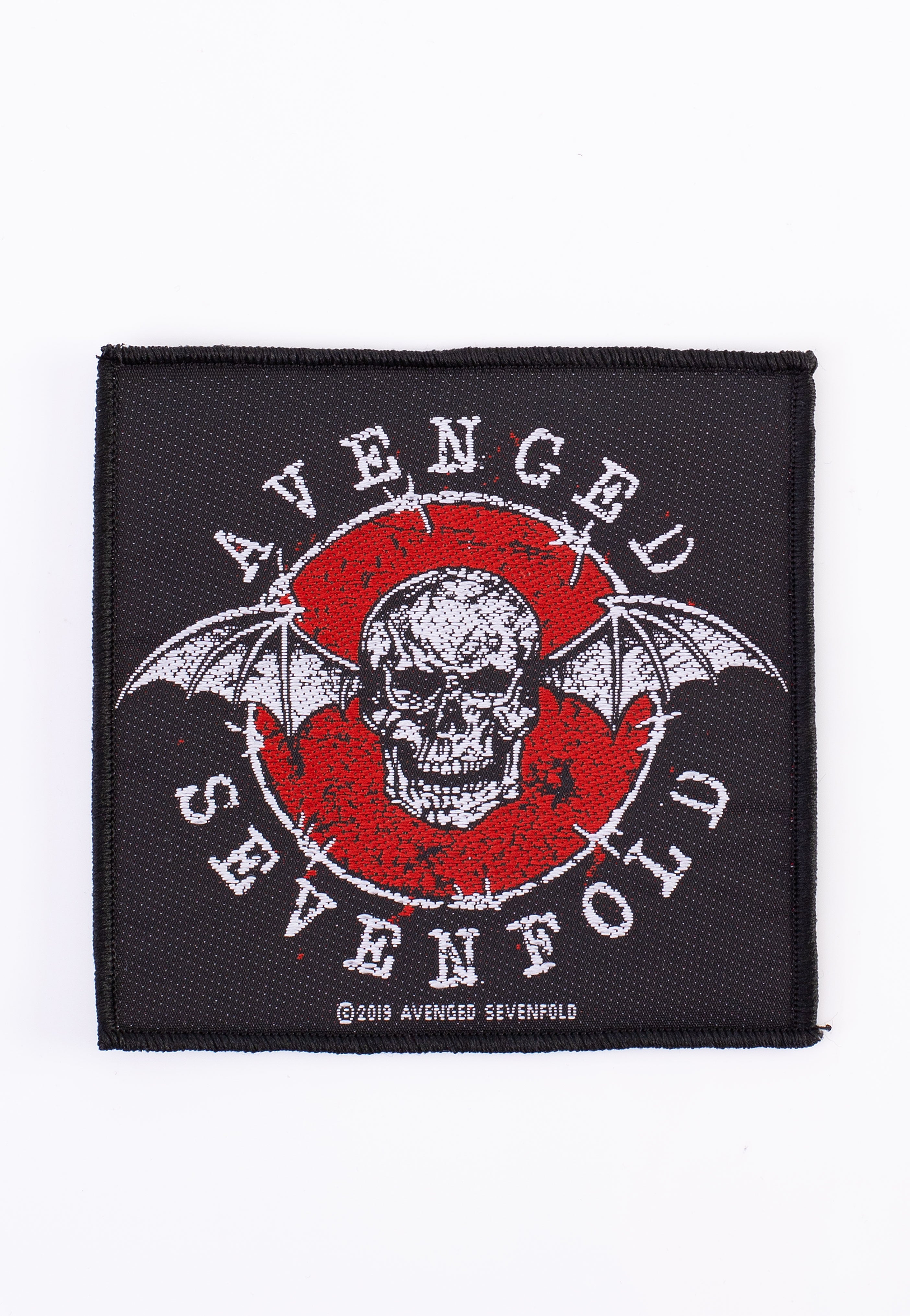 Avenged Sevenfold Distressed Skull toppa nera onesize