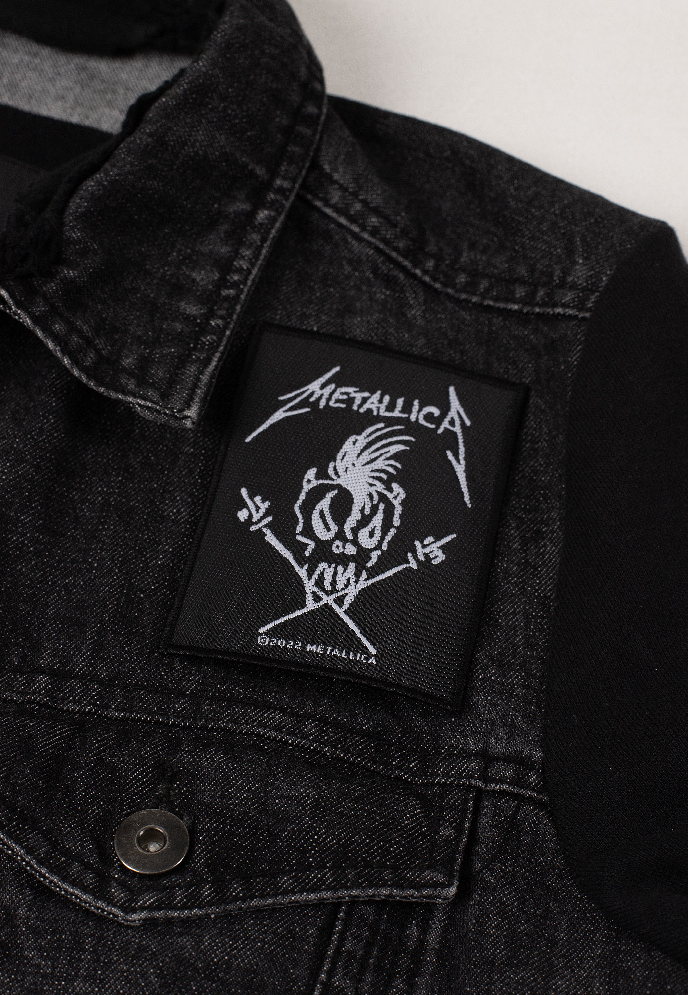Metallica Scary Guy Patch toppa nera thrash metal