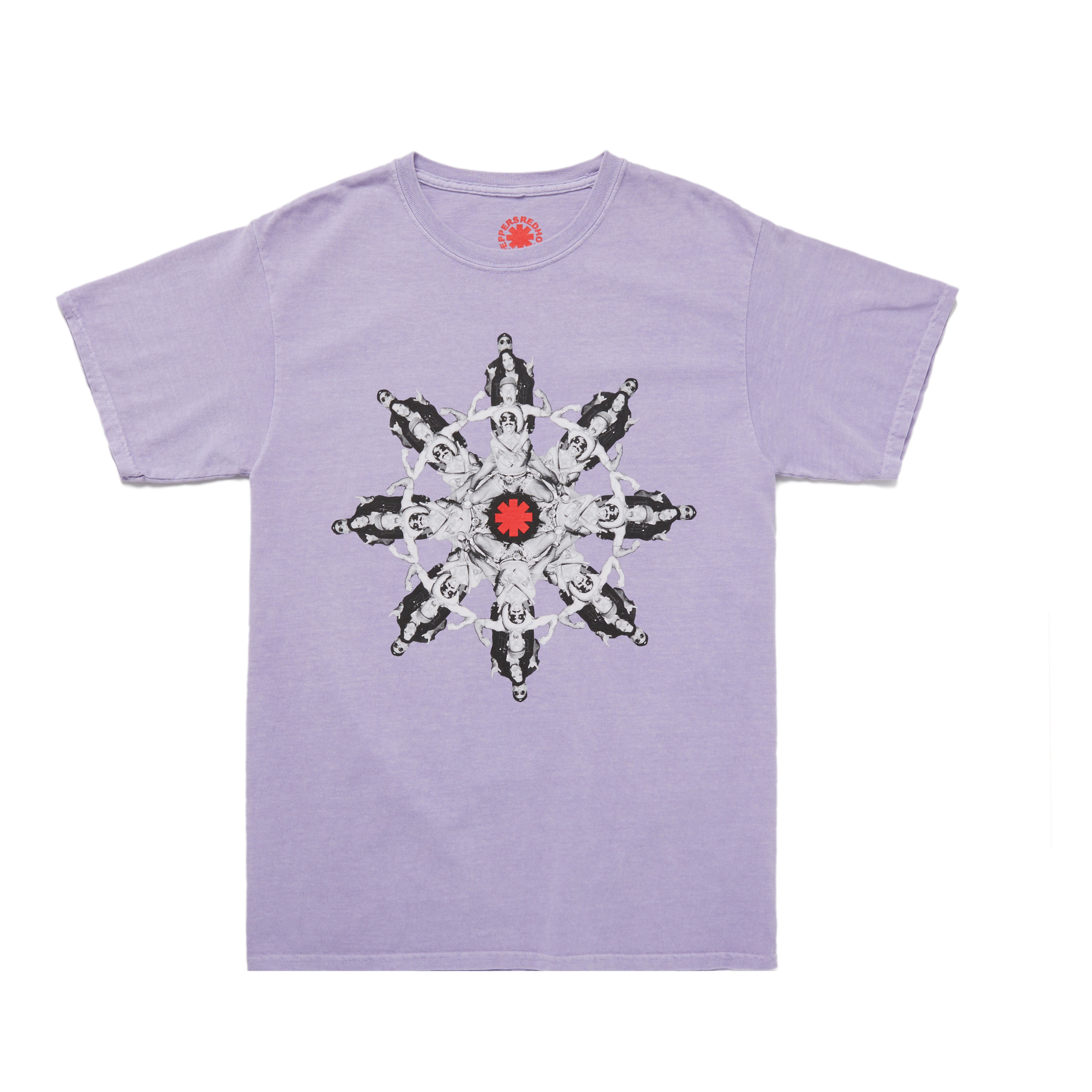 Red Hot Chili Peppers Mandala Tee T-Shirt Lavanda Cotone