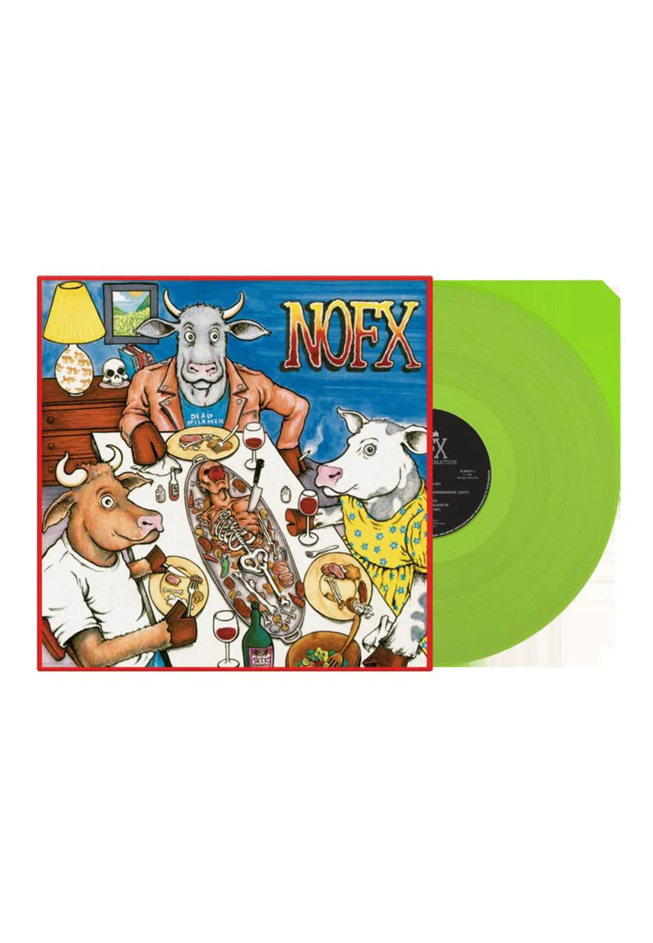 NOFX Liberal Animation vinile LP verde limited reissue