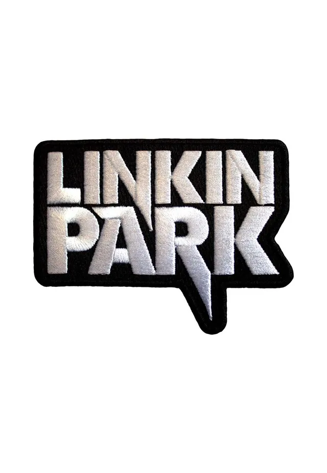 Linkin Park White Logo patch nera nu metal