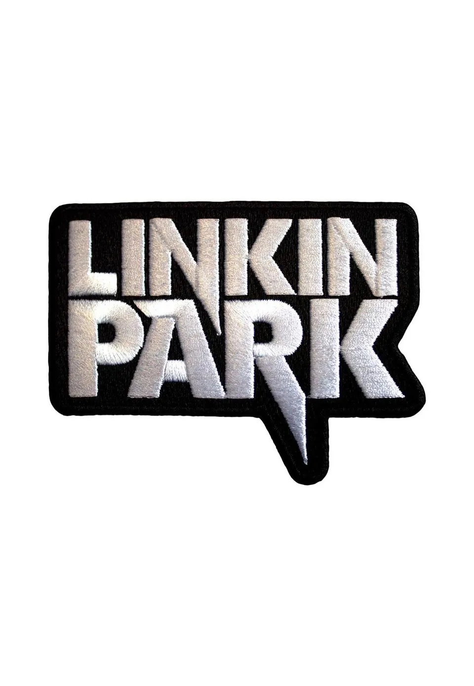 Linkin Park White Logo patch nera nu metal