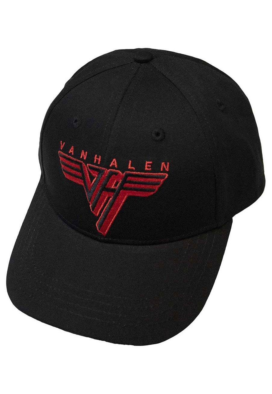 Van Halen Classic Red Logo cappellino snapback nero cotone