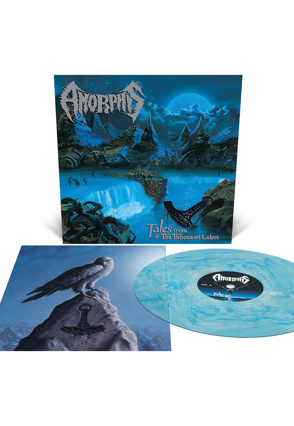 Amorphis Tales From The Thousand Lakes vinile LP clear/blue marmorizzato
