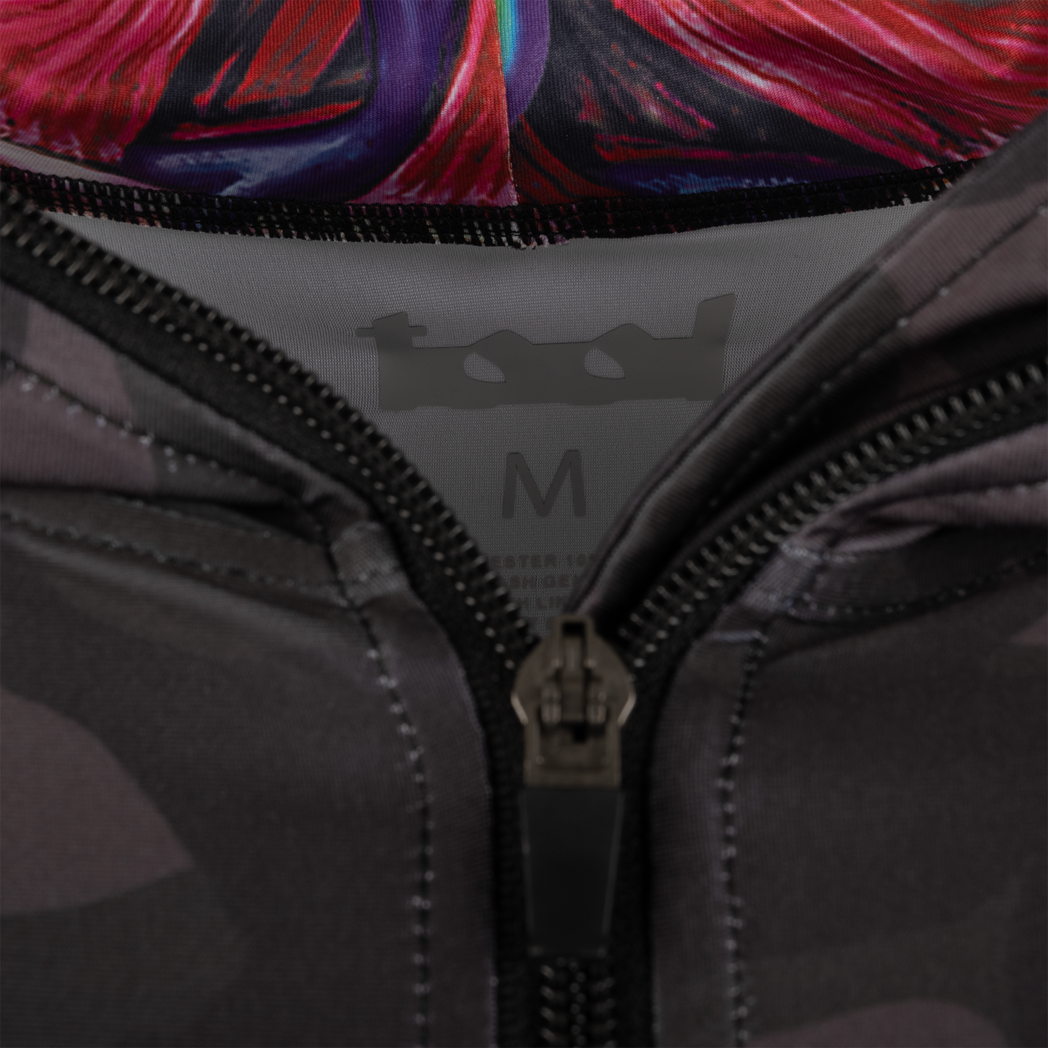 Tool Lateralus Felpa donna zip camo nero taglia M