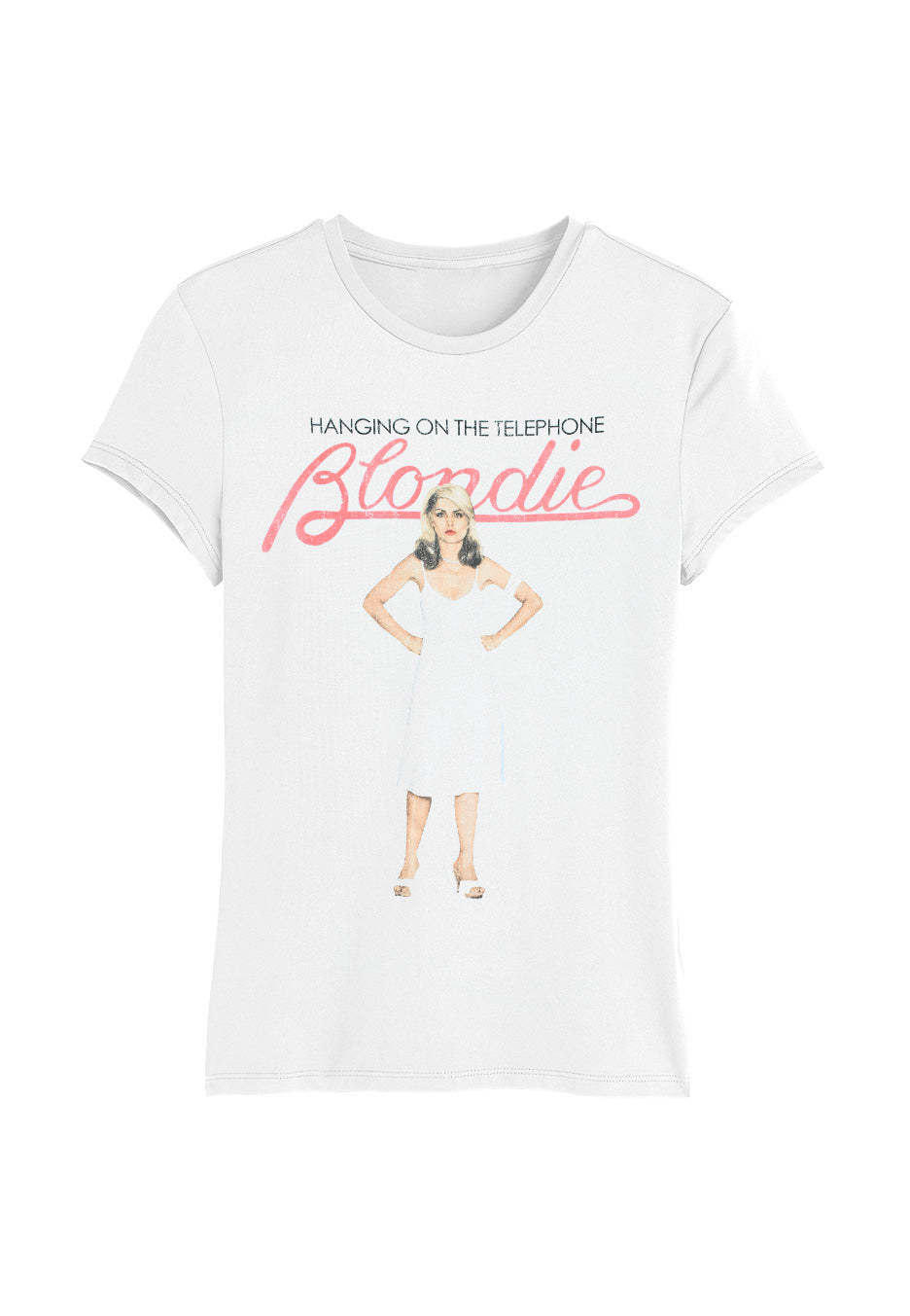 Blondie Hanging On Telephone Girly T-Shirt Bianca