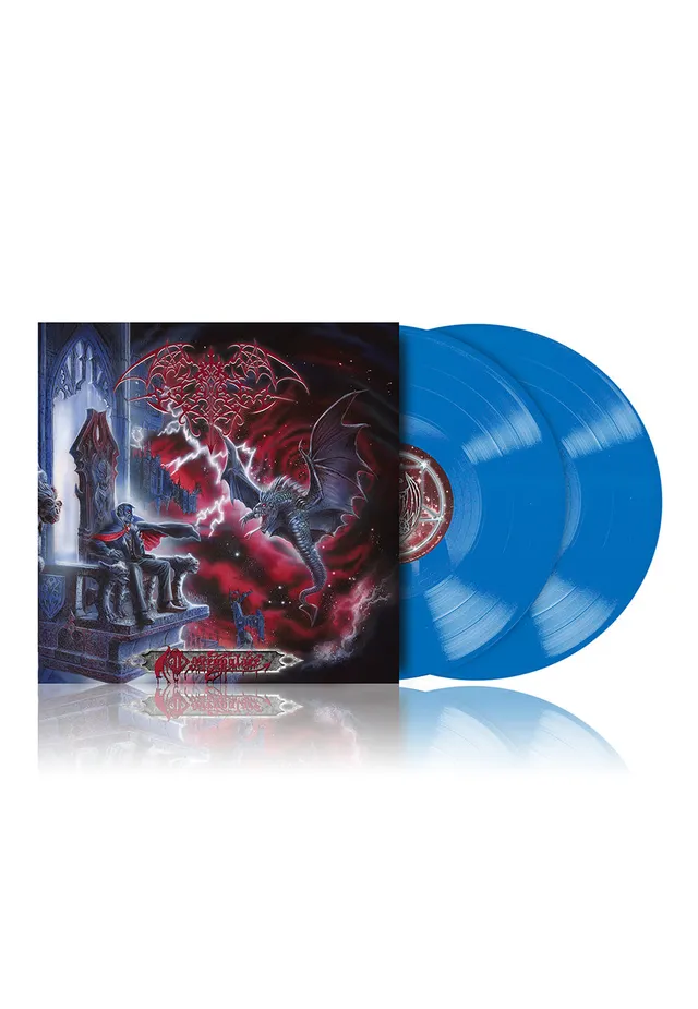 Worm Necropalace vinile 2 LP blu limitato metal
