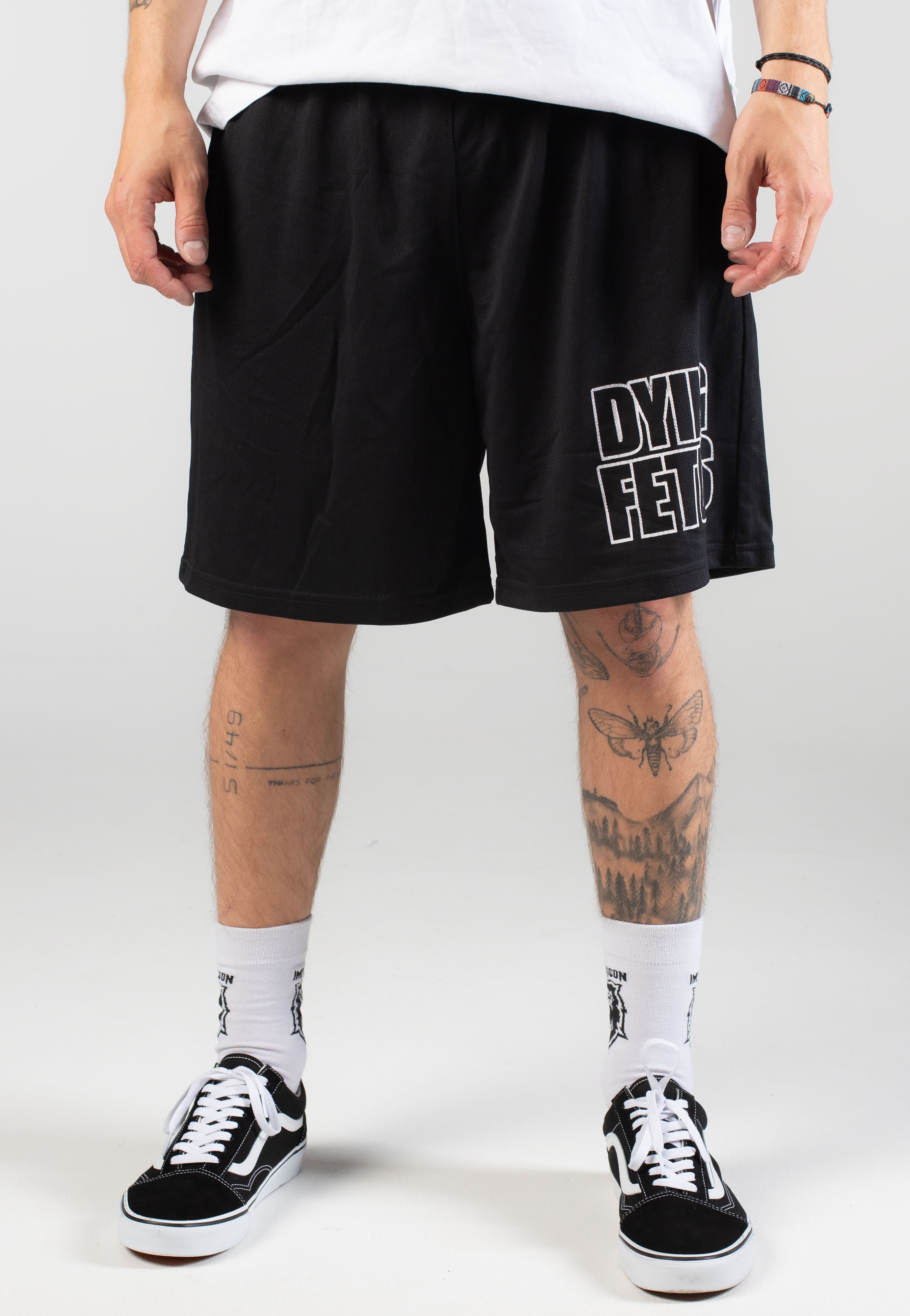 Dying Fetus Simple Logo shorts neri mesh death metal