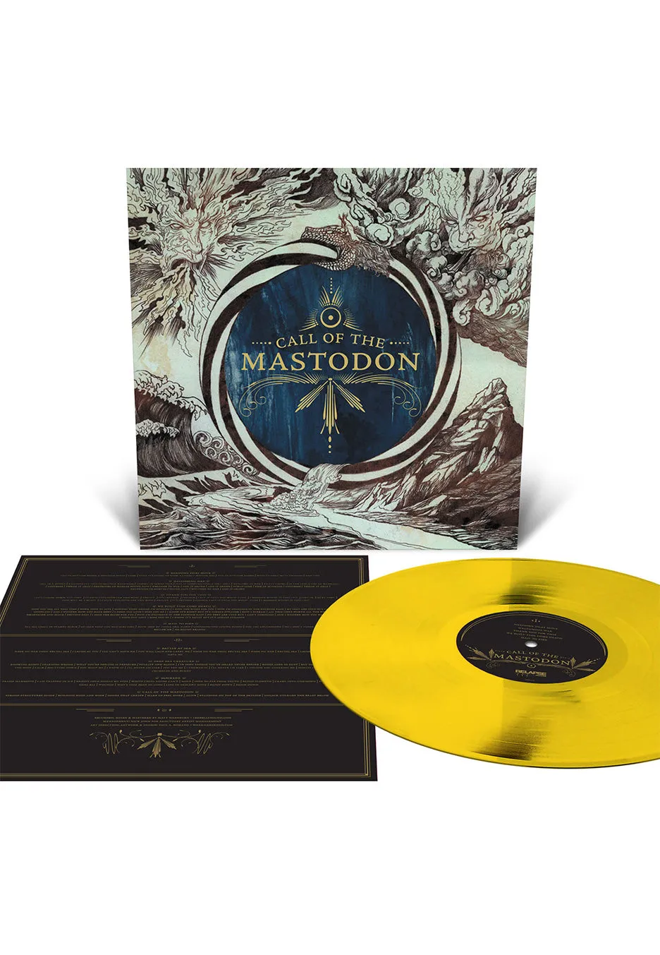Mastodon Call Of The Mastodon LP vinile giallo opaco