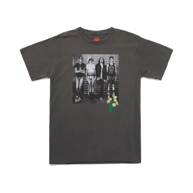 Red Hot Chili Peppers Band Tee maglietta cotone nero vintage