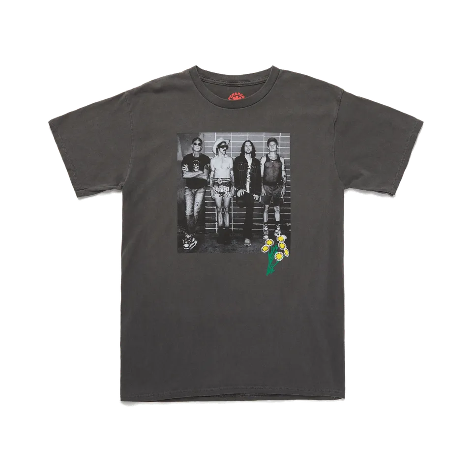 Red Hot Chili Peppers Band Tee maglietta cotone nero vintage