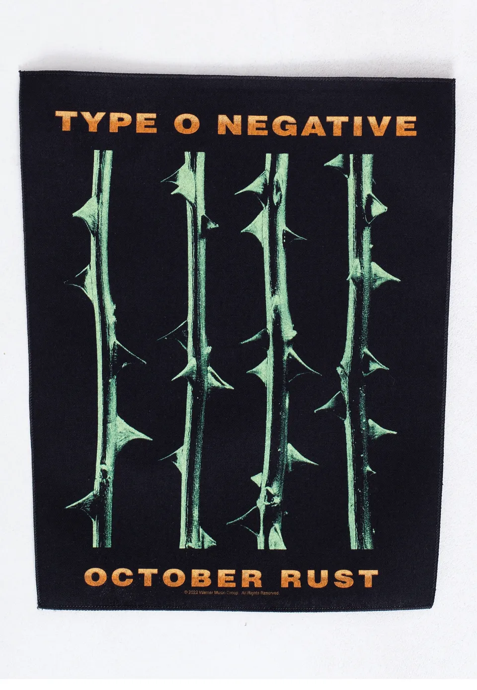 Type O Negative October Rust Backpatch Toppa 29x36cm
