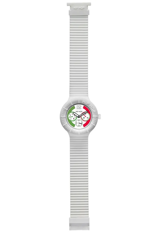 Hip Hop X Man HWU0197 orologio uomo bianco tricolore