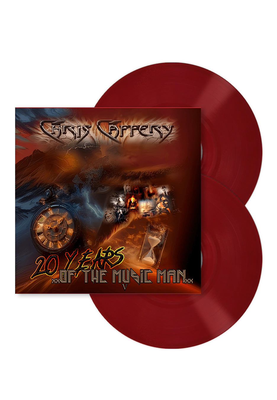 Chris Caffery 20 Years Music Man 2 vinili LP oxblood