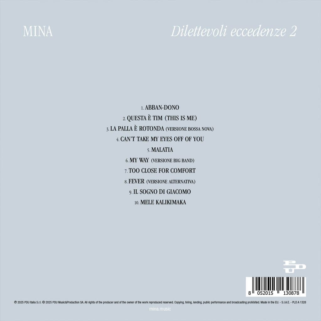 Mina Dilettevoli Eccedenze 2 CD formato 45 giri