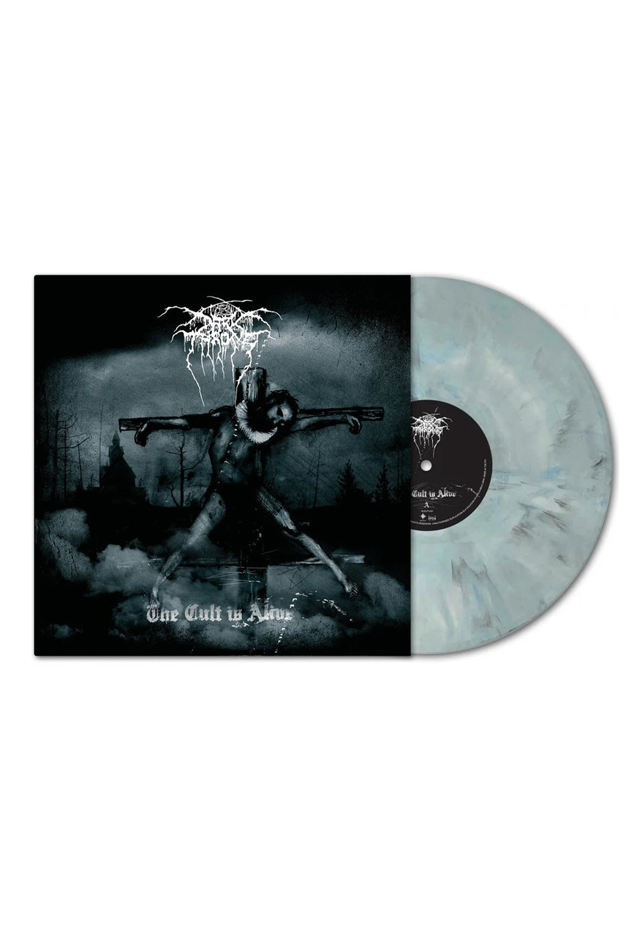 Darkthrone The Cult is Alive vinile LP azzurro marmorizzato