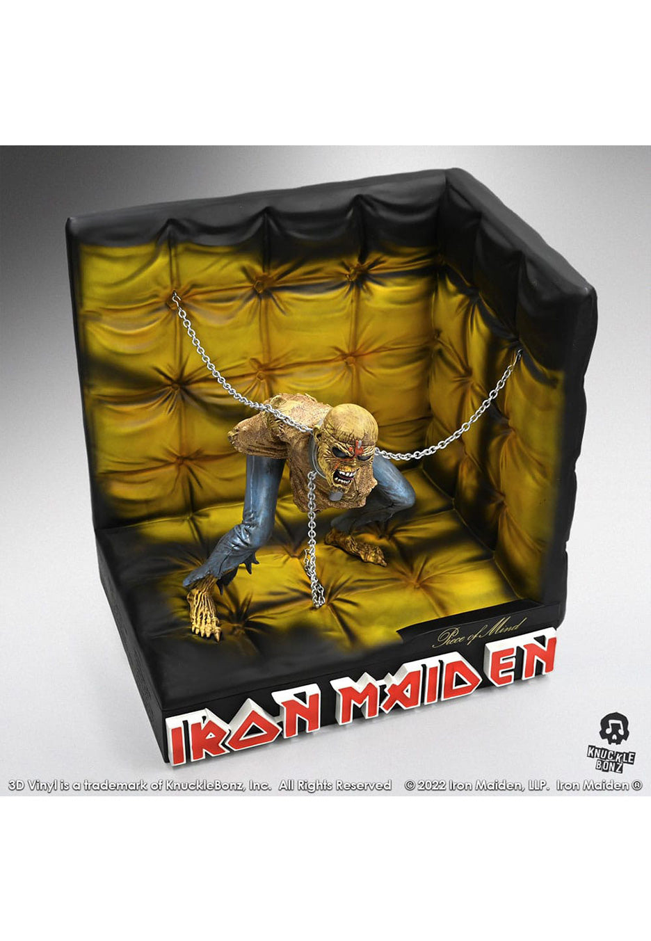 Iron Maiden Piece Of Mind statua 3D vinile da collezione