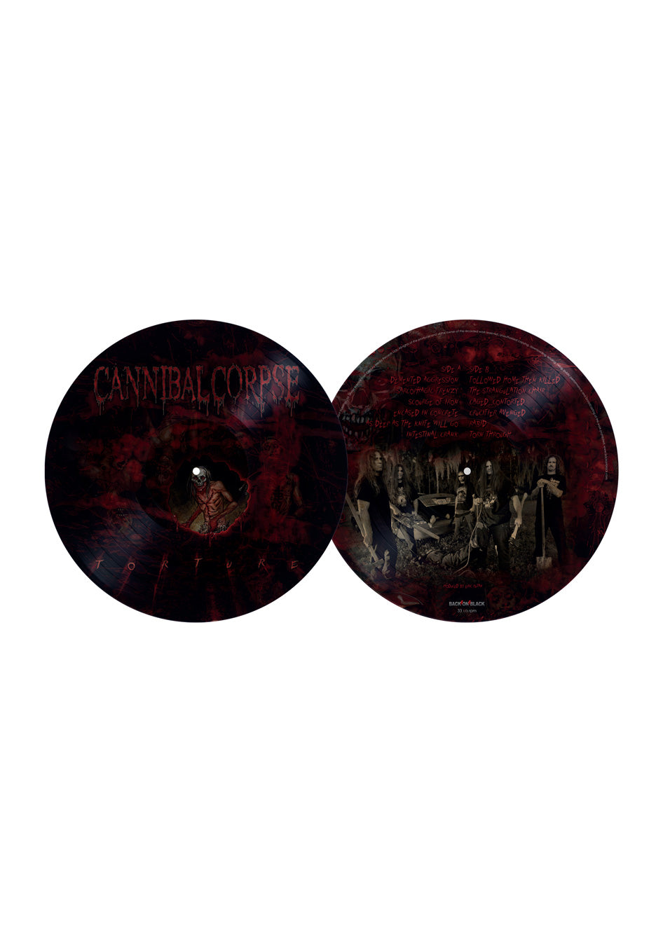 Cannibal Corpse Torture Picture Disc Vinile LP Death Metal