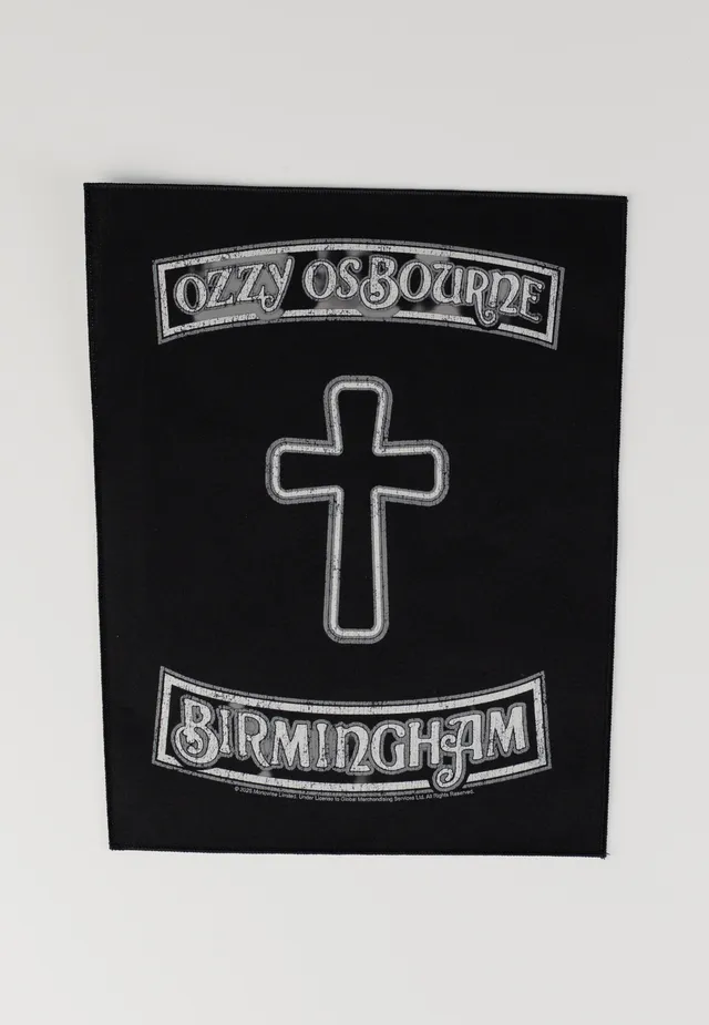 Ozzy Osbourne Birmingham Backpatch Nero Rock