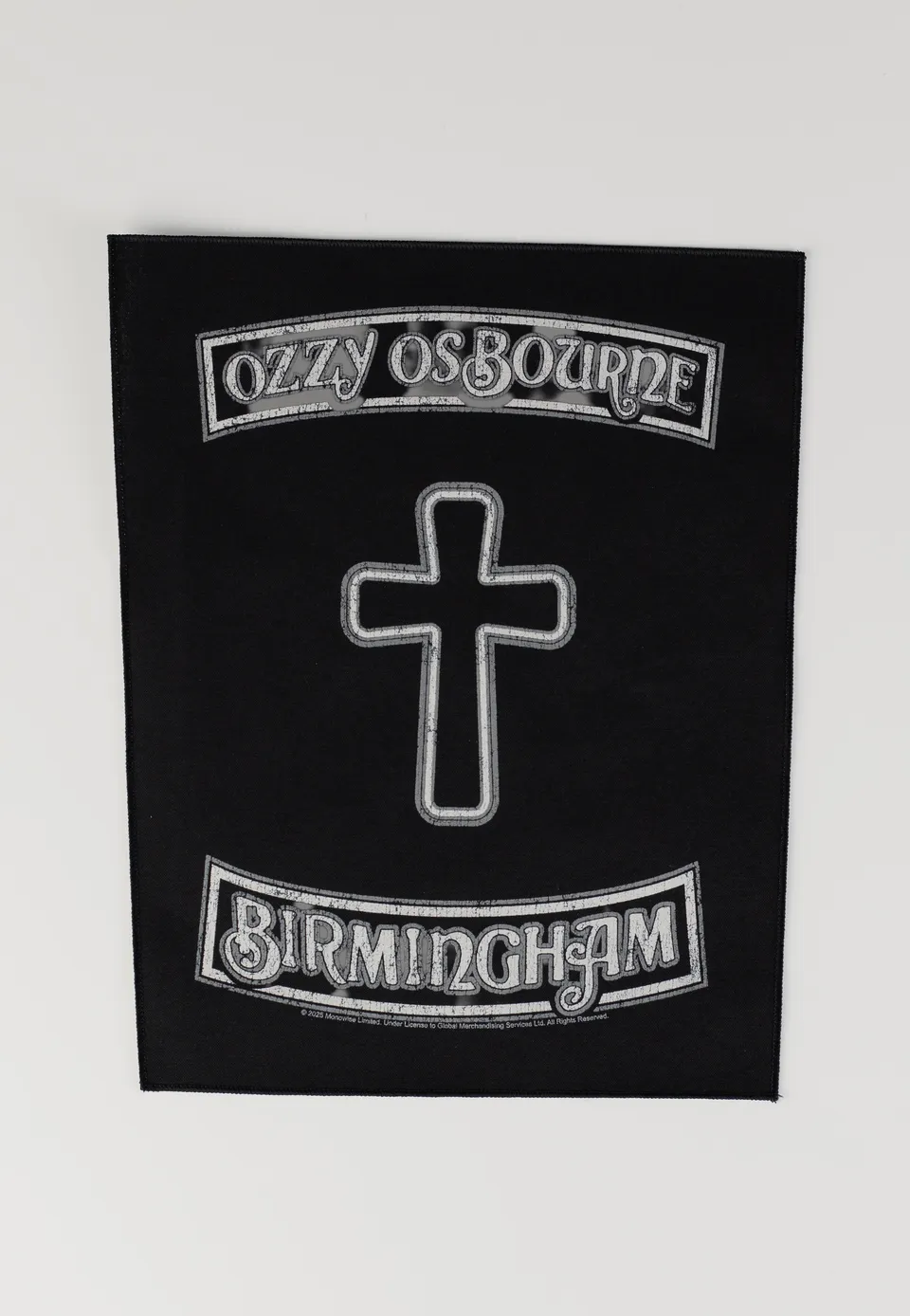 Ozzy Osbourne Birmingham Backpatch Nero Rock