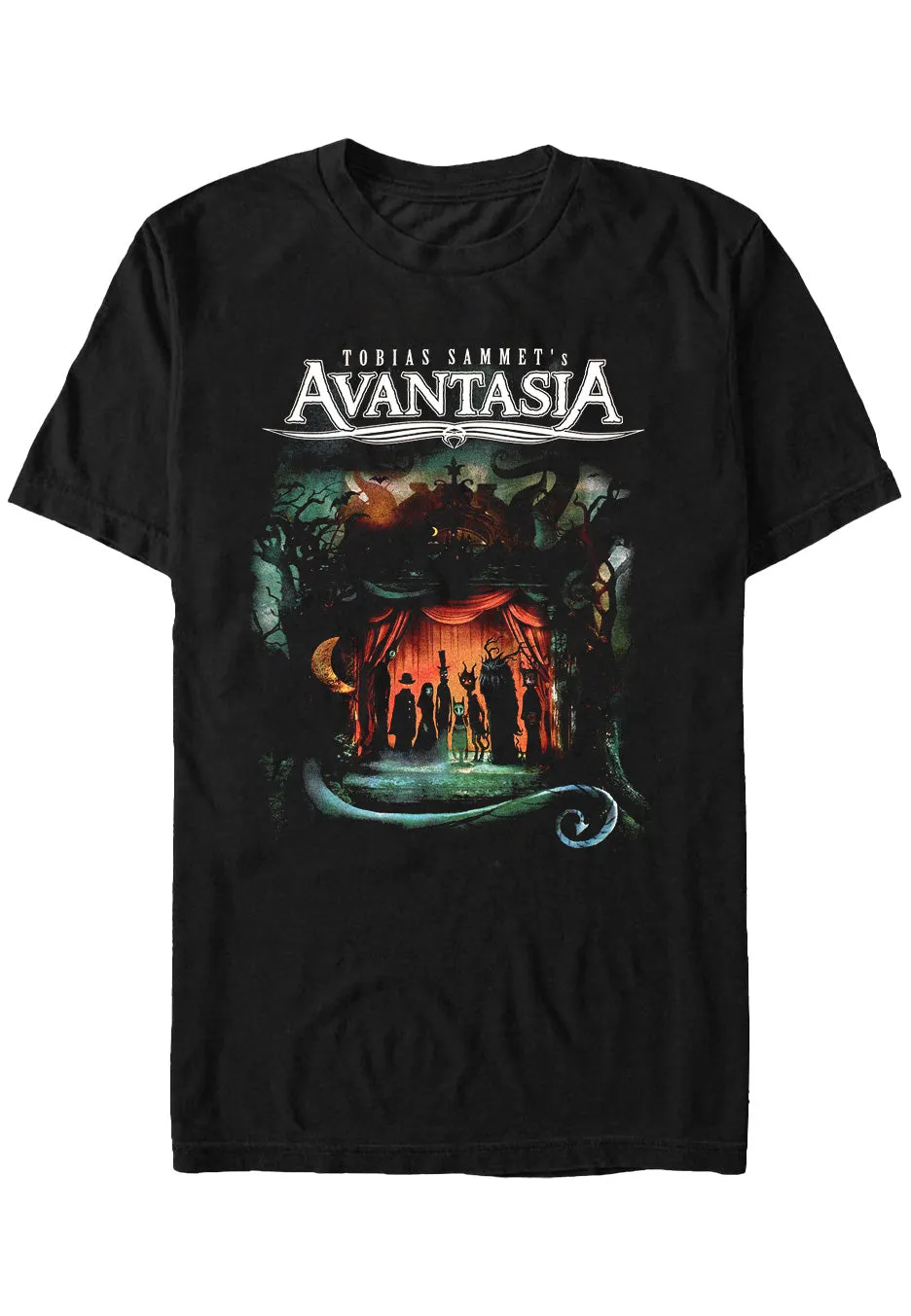 Avantasia A Paranormal Evening Moonflower Maglietta nera