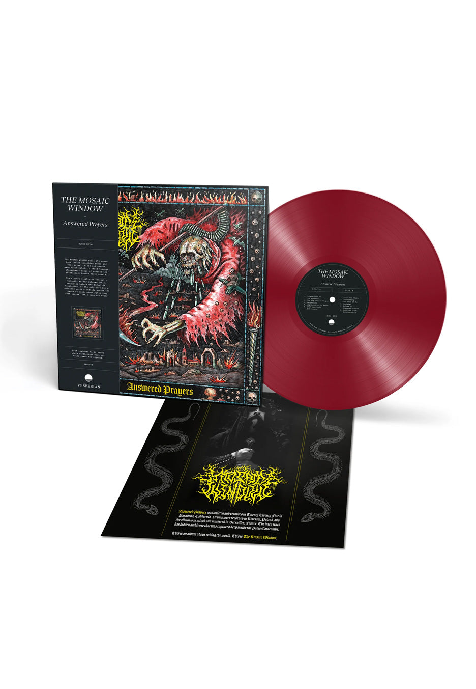 The Mosaic Window Answered Prayers vinile Old Blood black