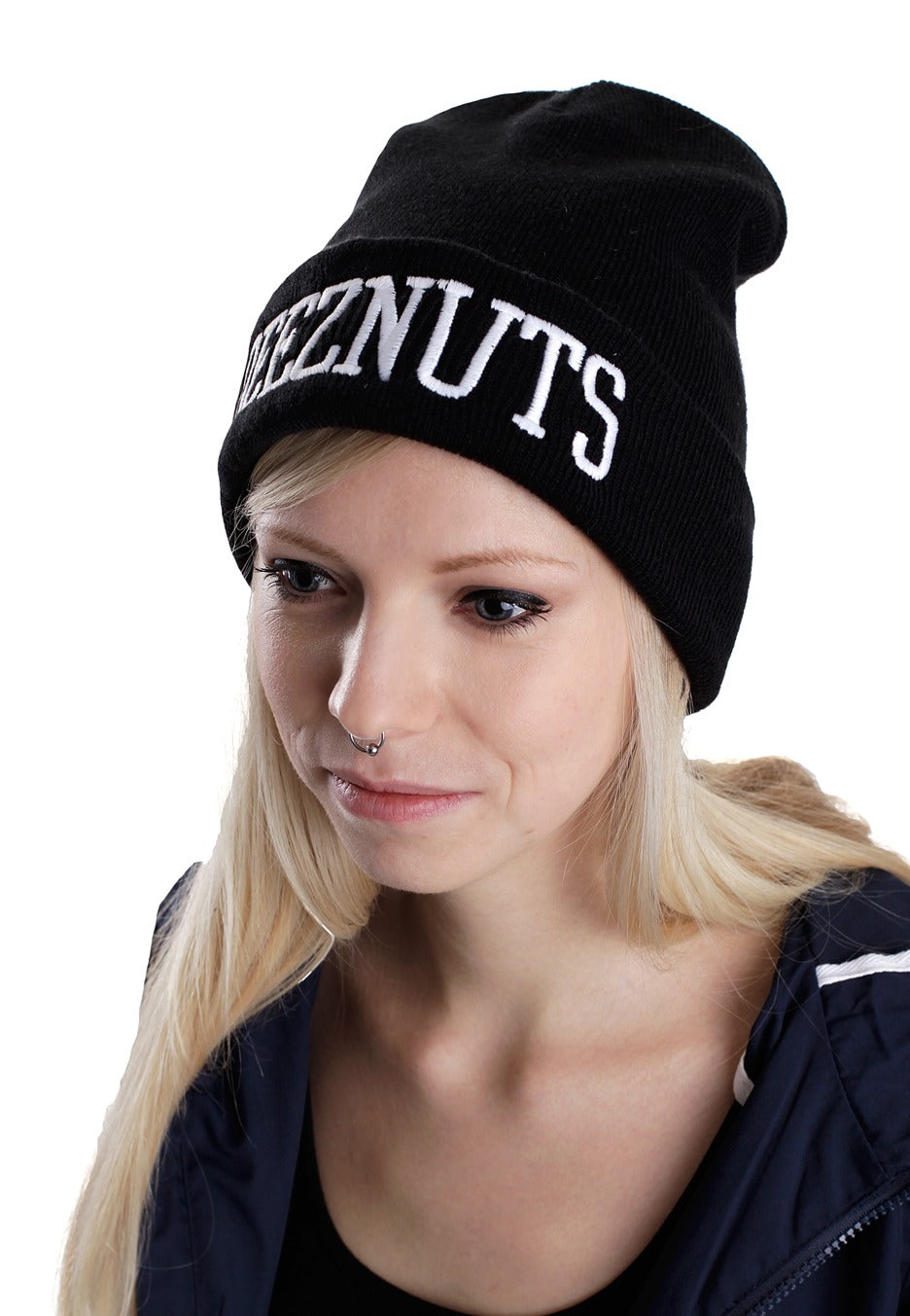 Deez Nuts Logo Premium beanie lungo nero taglia unica
