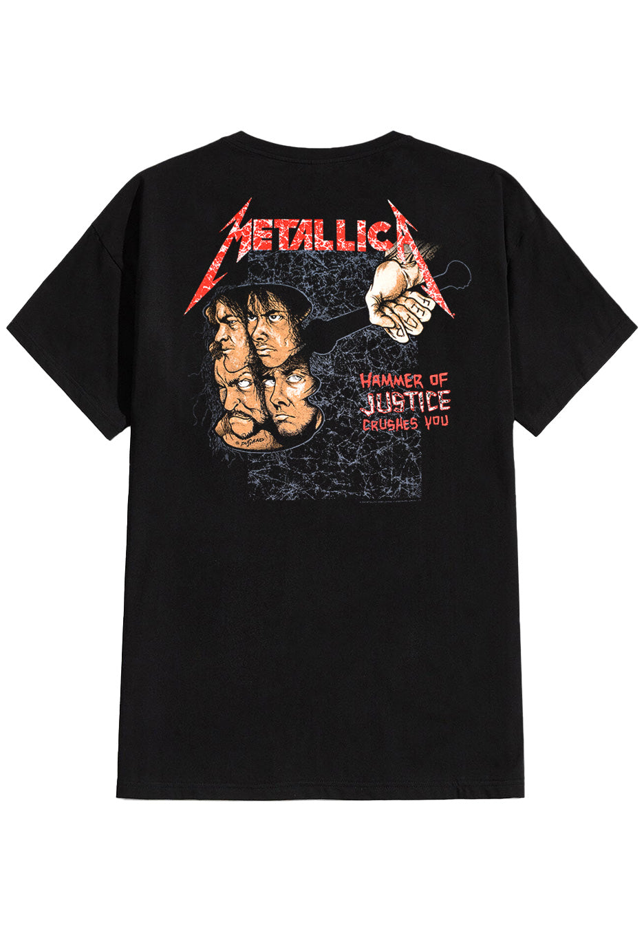 Metallica And Justice For All Original maglietta nera manica corta