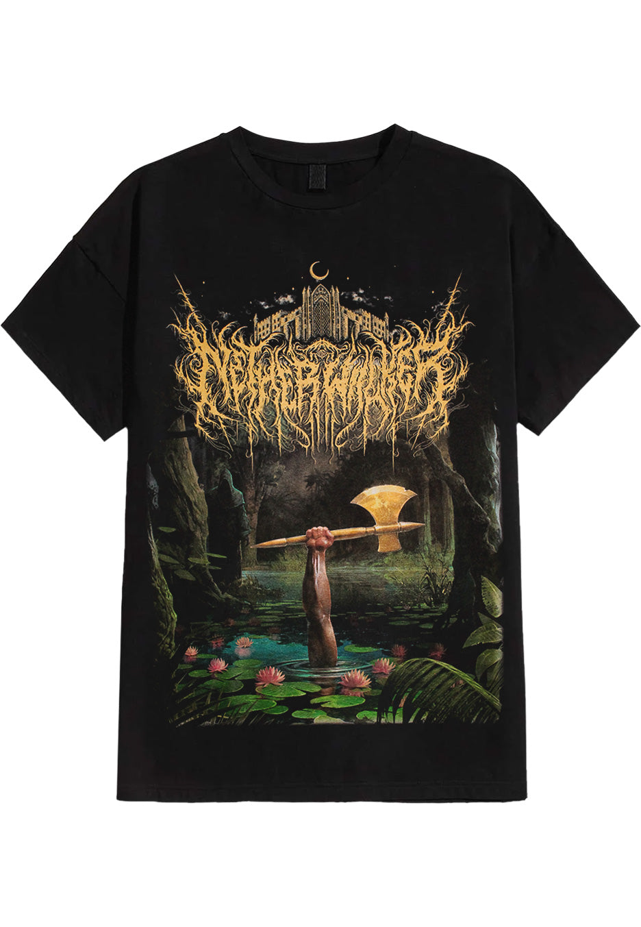 Netherwalker Battle Of Tredem T-Shirt nera deathcore