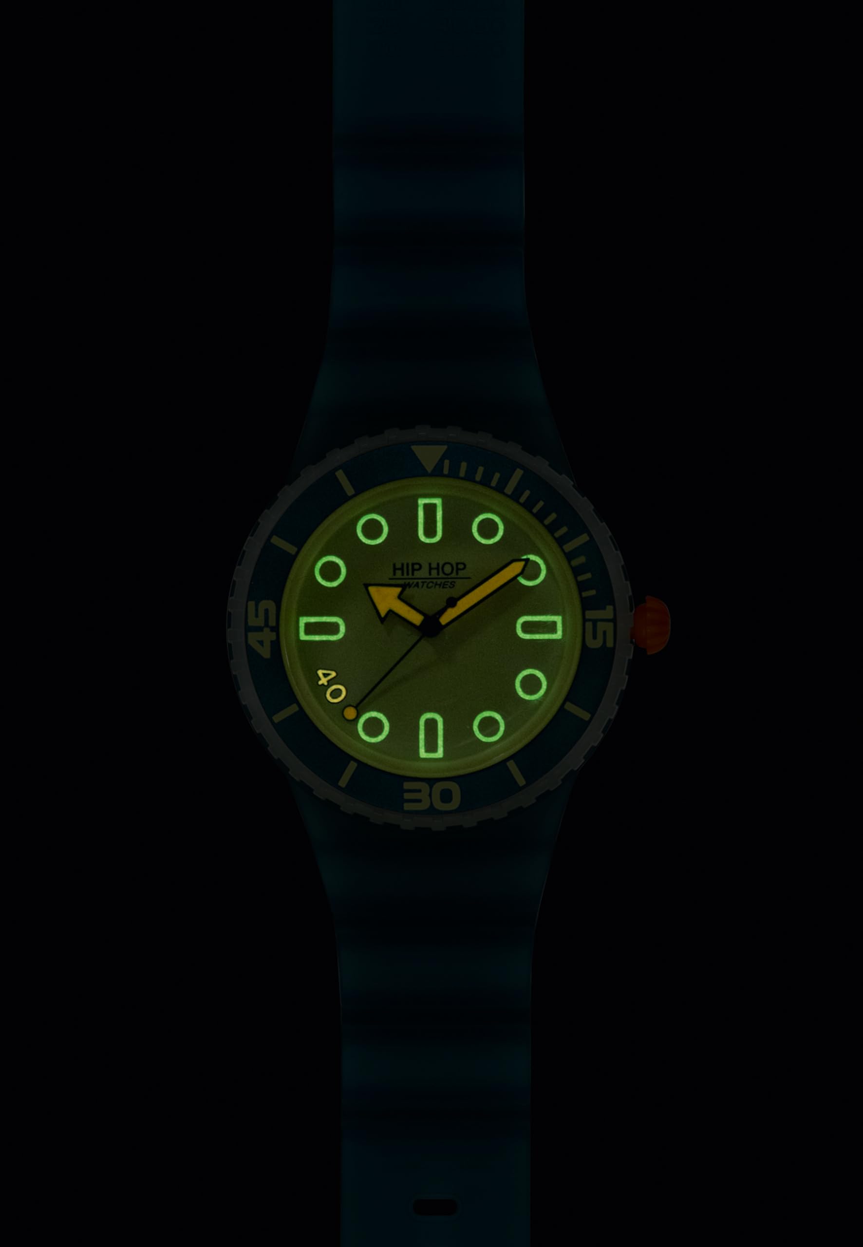 Hip Hop Master orologio uomo 41 mm 2 cinturini silicone