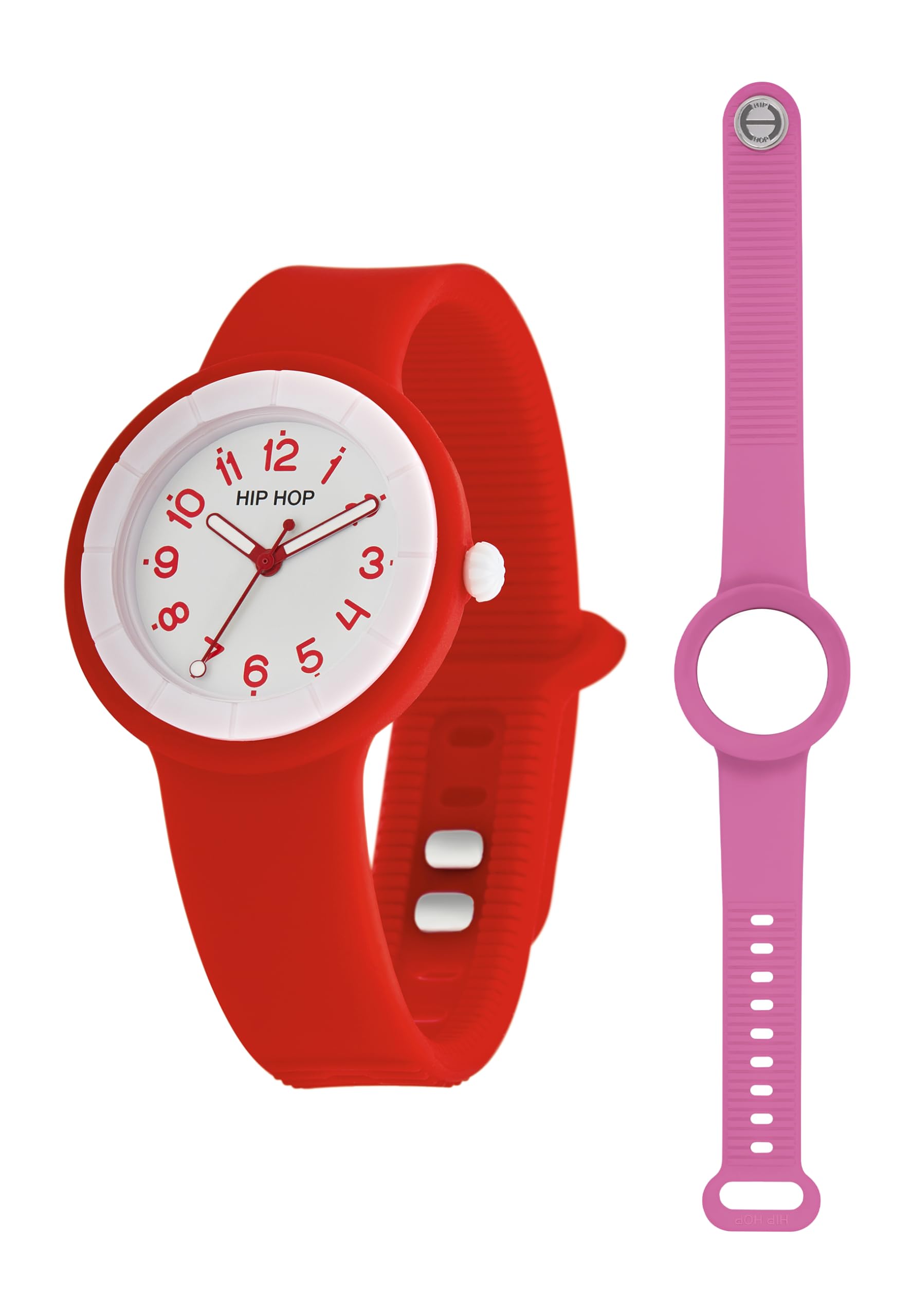 Hip Hop Hero.Dot HK0062 Orologio Donna Verde 34 mm Silicone