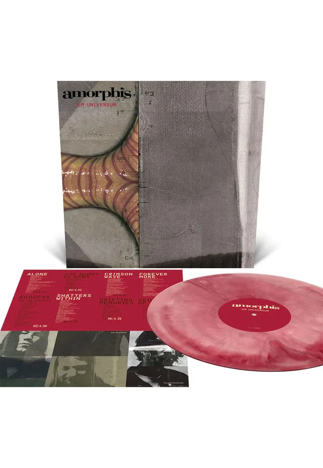 Amorphis Am Universum vinile LP bone white oxblood galaxy