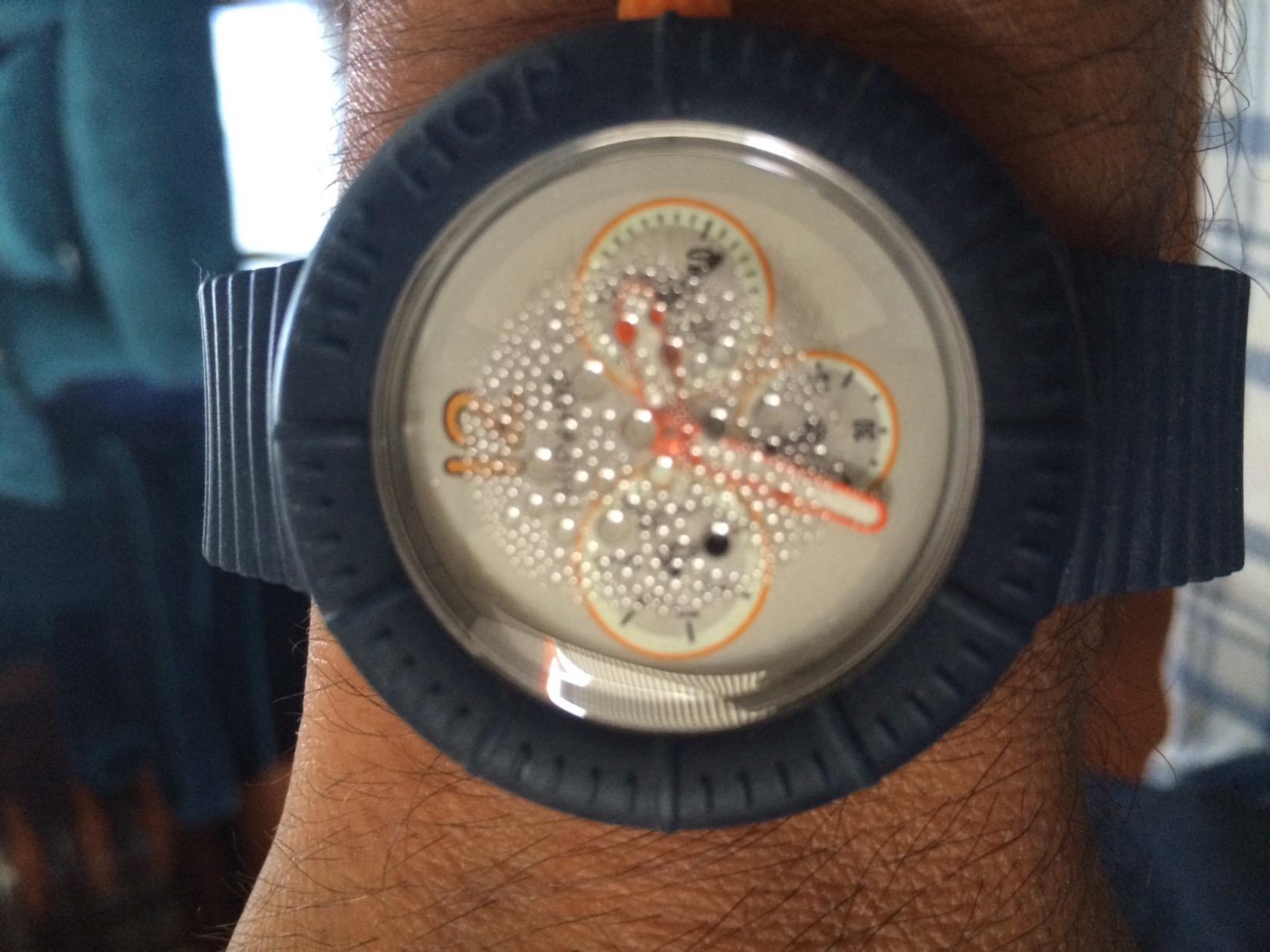 Hip Hop X Man orologio uomo silicone 42 mm