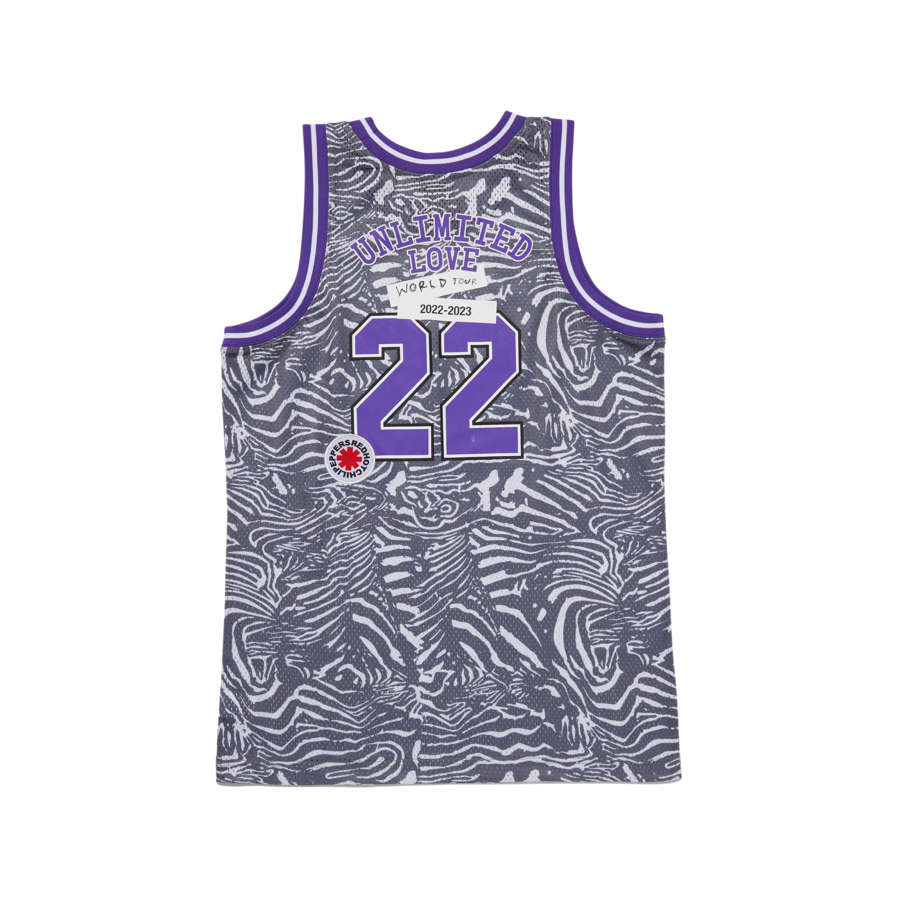 Red Hot Chili Peppers Peppers Basketball Jersey Canotta Mesh