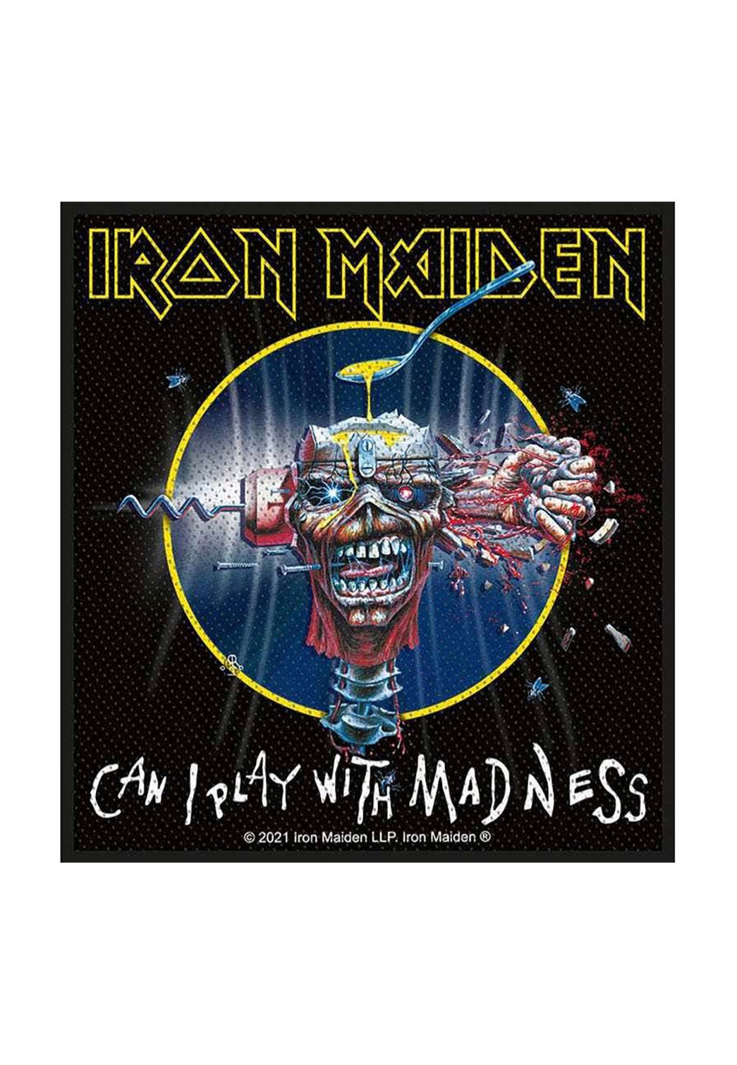 Iron Maiden Can I Play With Madness toppa nera taglia unica