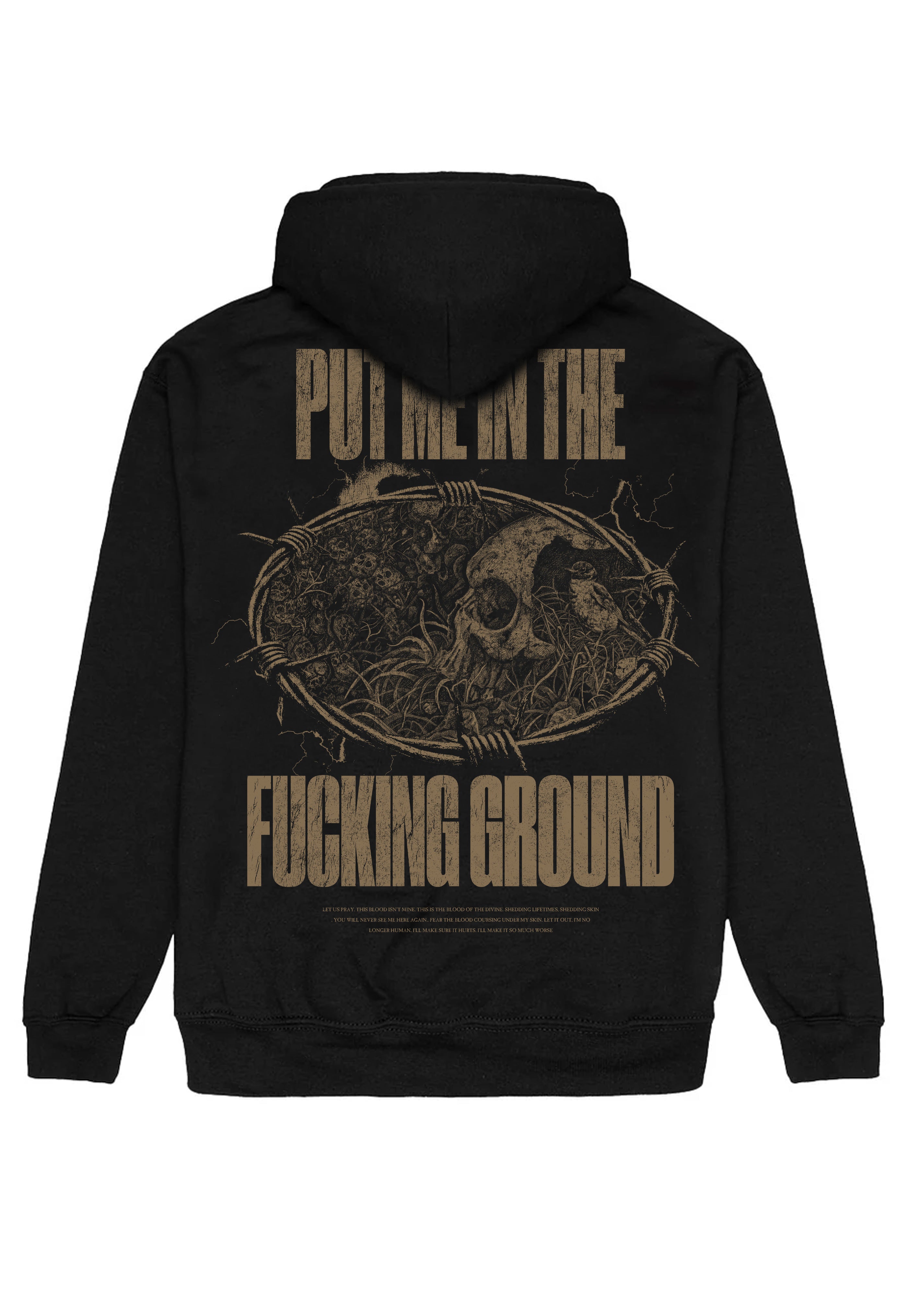 The Acacia Strain Put Me In The Ground Felpa Nera deathcore