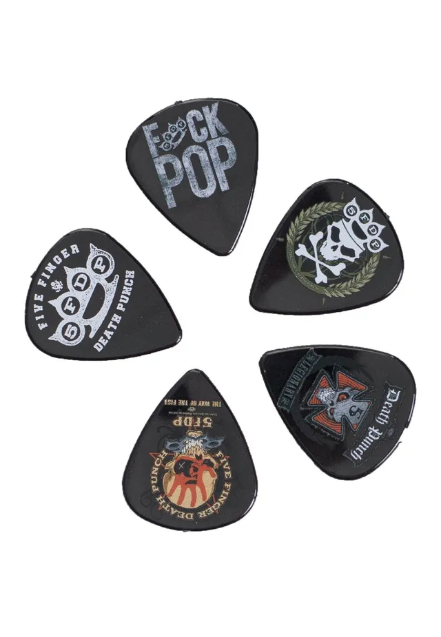 Five Finger Death Punch 5FDP plettro multicolore