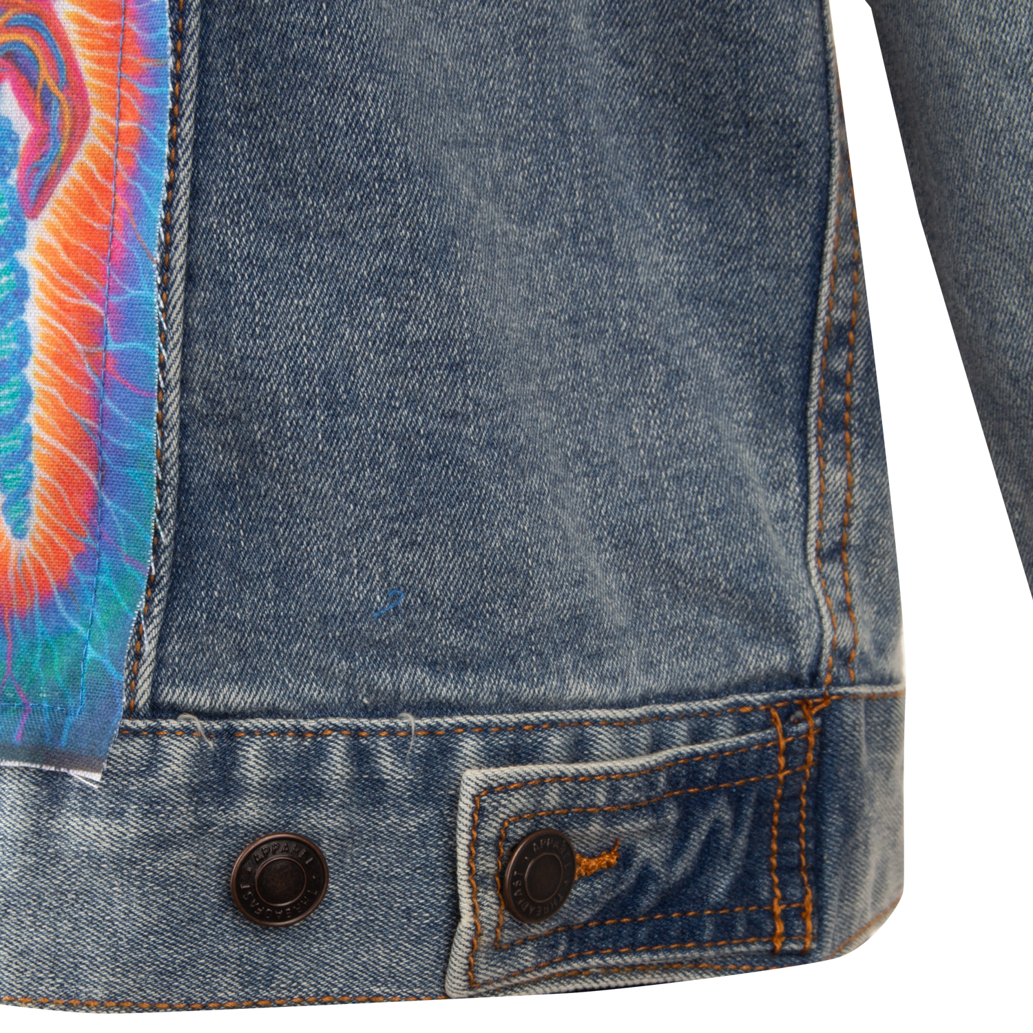 Tool Torch giacca denim cotone light denim