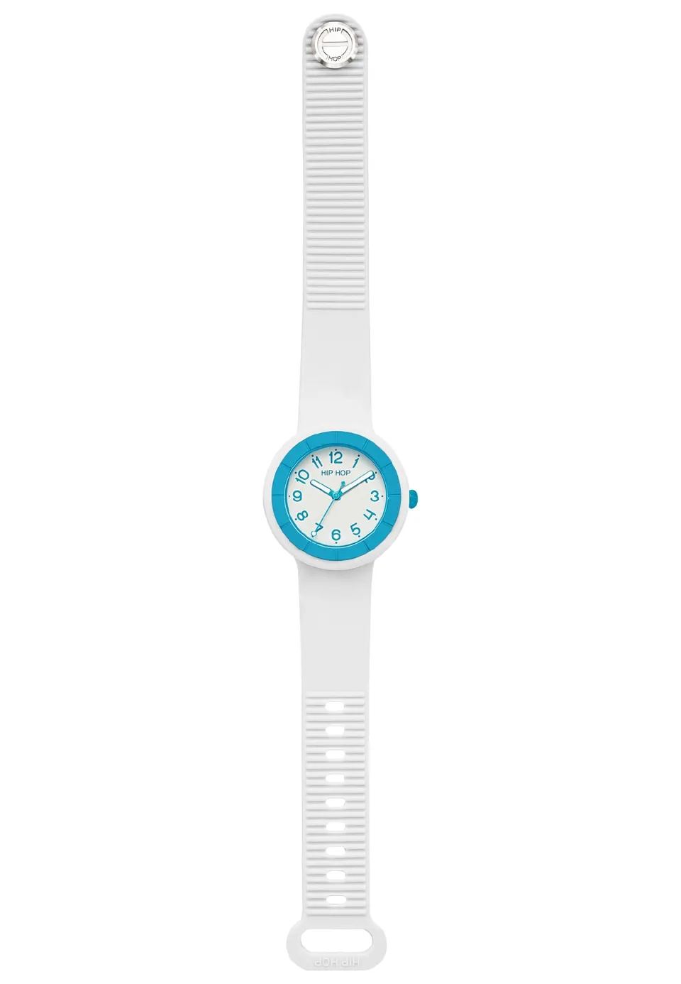 Hip Hop Hero.Dot Neon Blue orologio donna silicone 34 mm quarzo