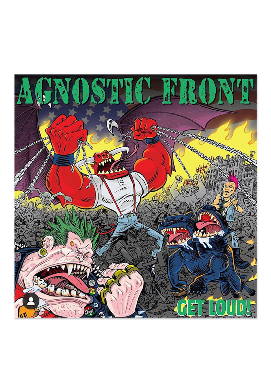 Agnostic Front Get Loud! CD disco hardcore
