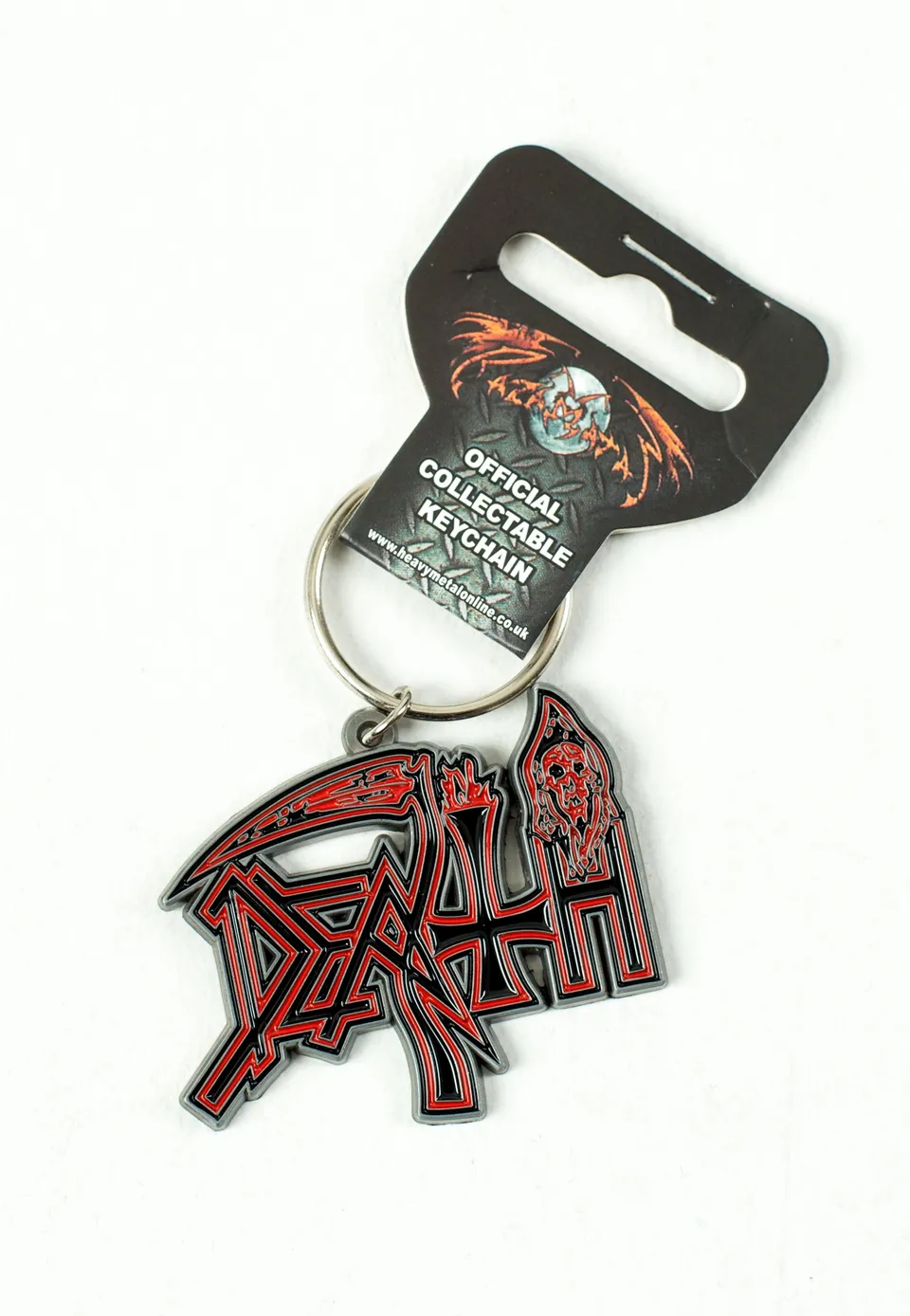 Death Human Logo portachiavi multicolore death metal