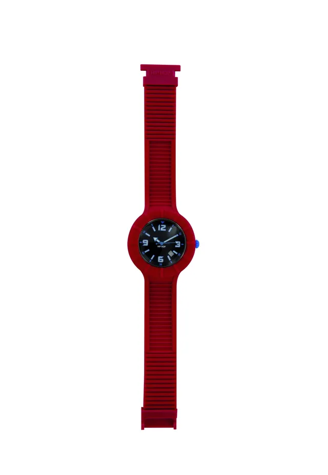 Hip Hop X Man Orologio Uomo Silicone Nero 46 mm
