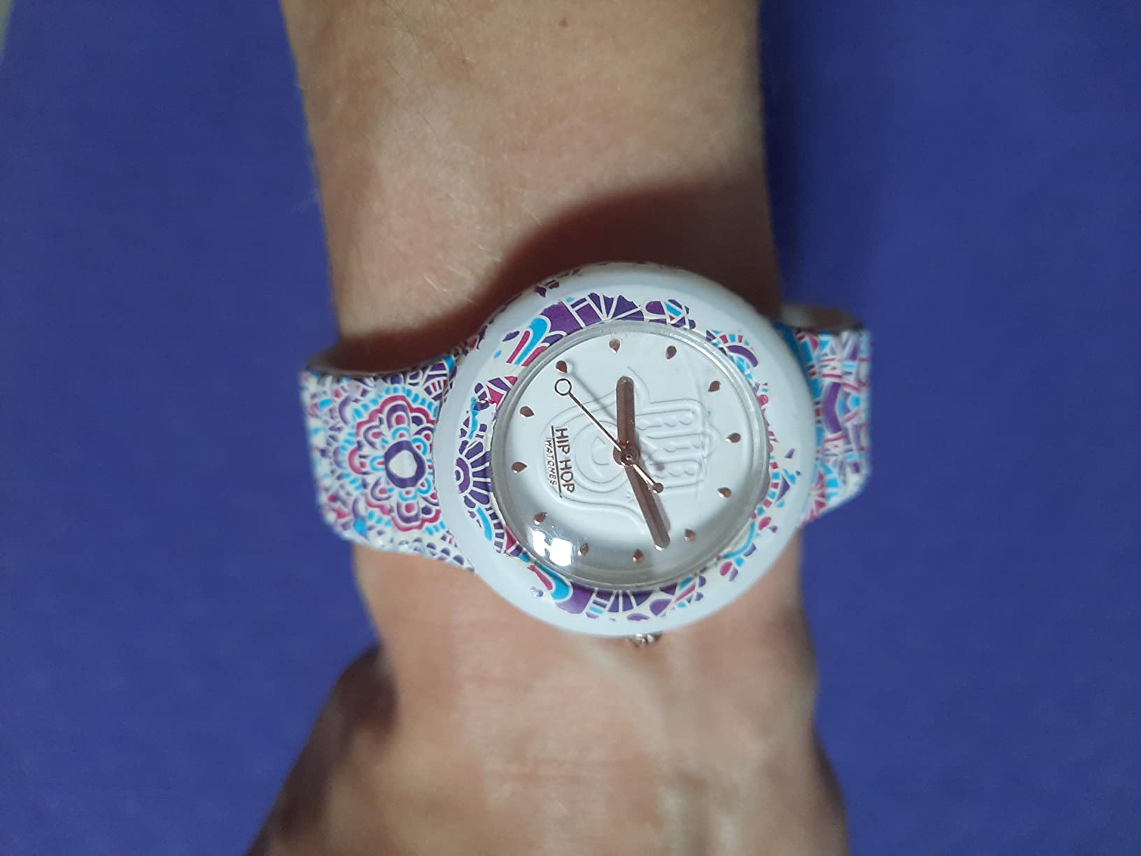 Hip Hop HERO 32 Mandala Orologio Donna Blu-Rosso HWU1040