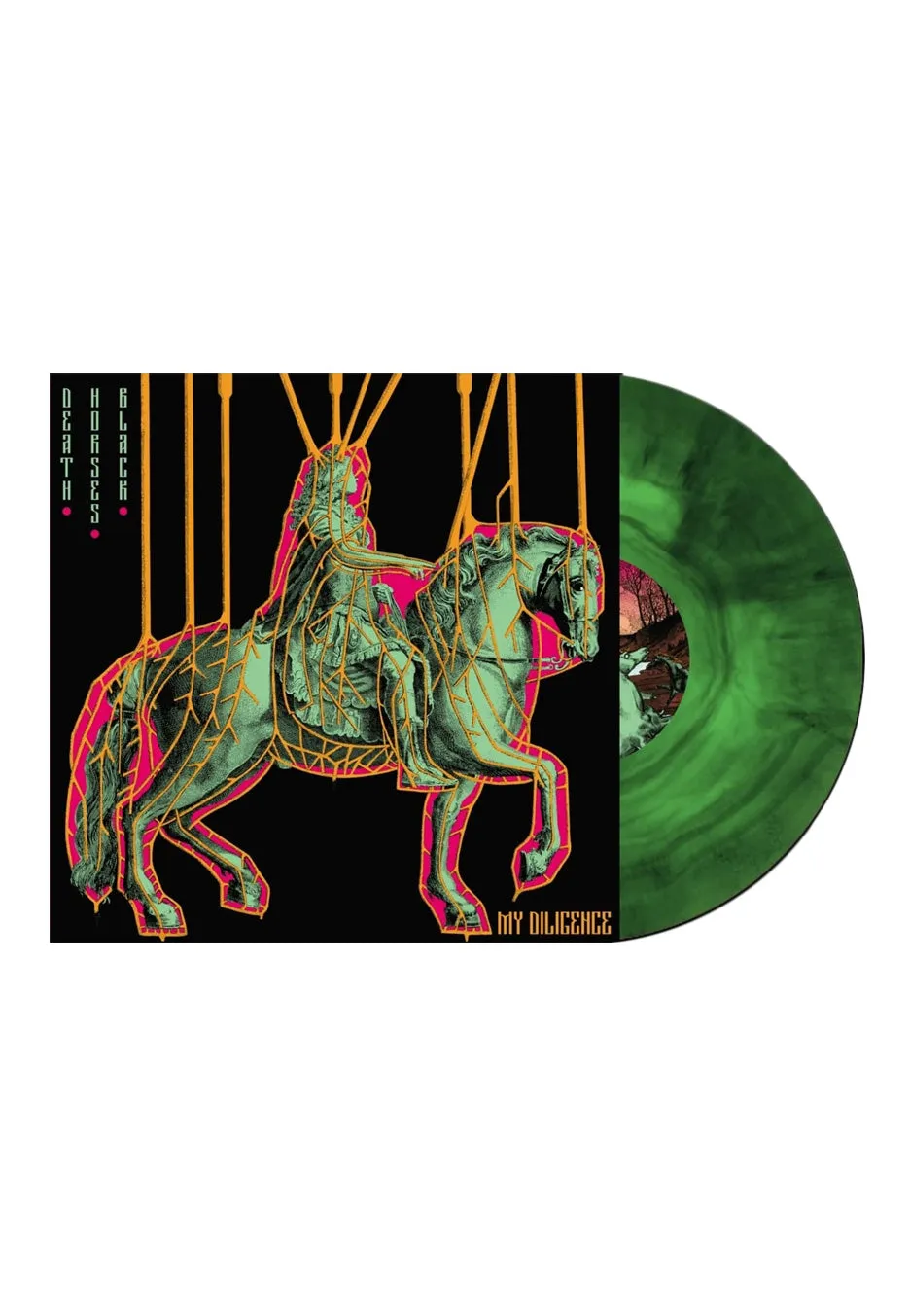 My Diligence Death.Horses.Black vinile verde marmorizzato