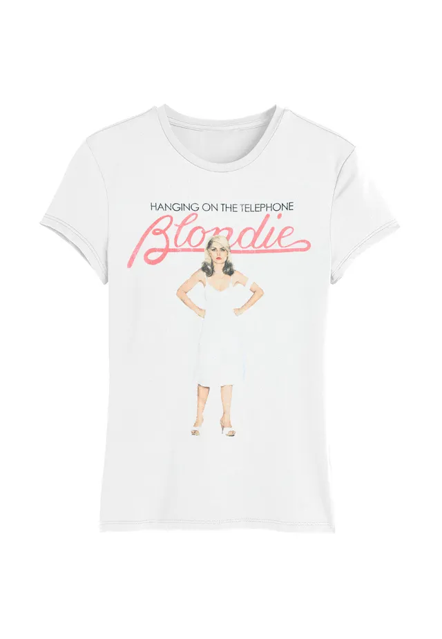 Blondie Hanging On Telephone Girly T-Shirt Bianca