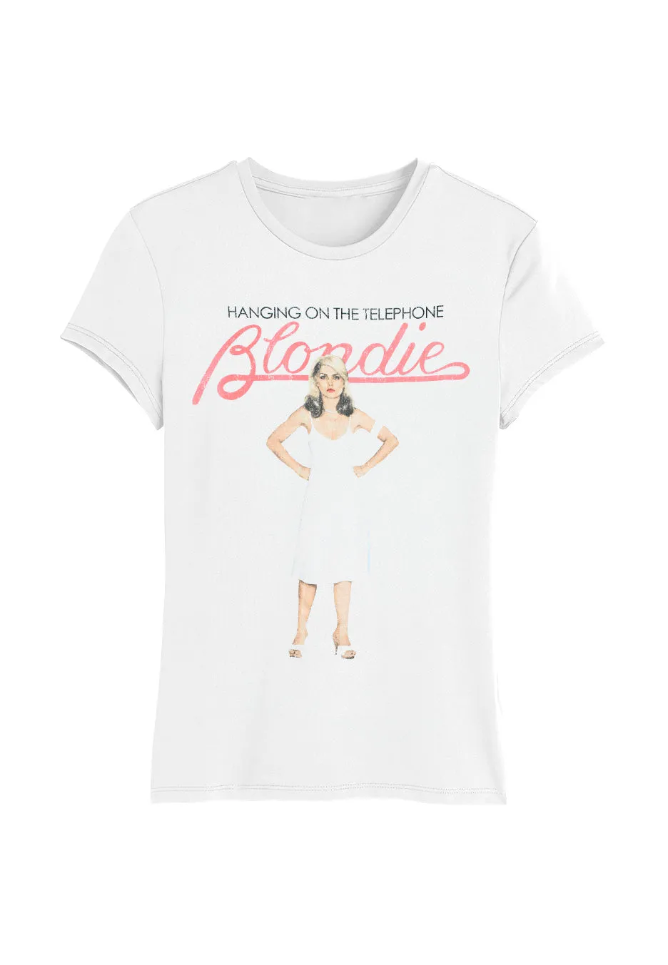 Blondie Hanging On Telephone Girly T-Shirt Bianca