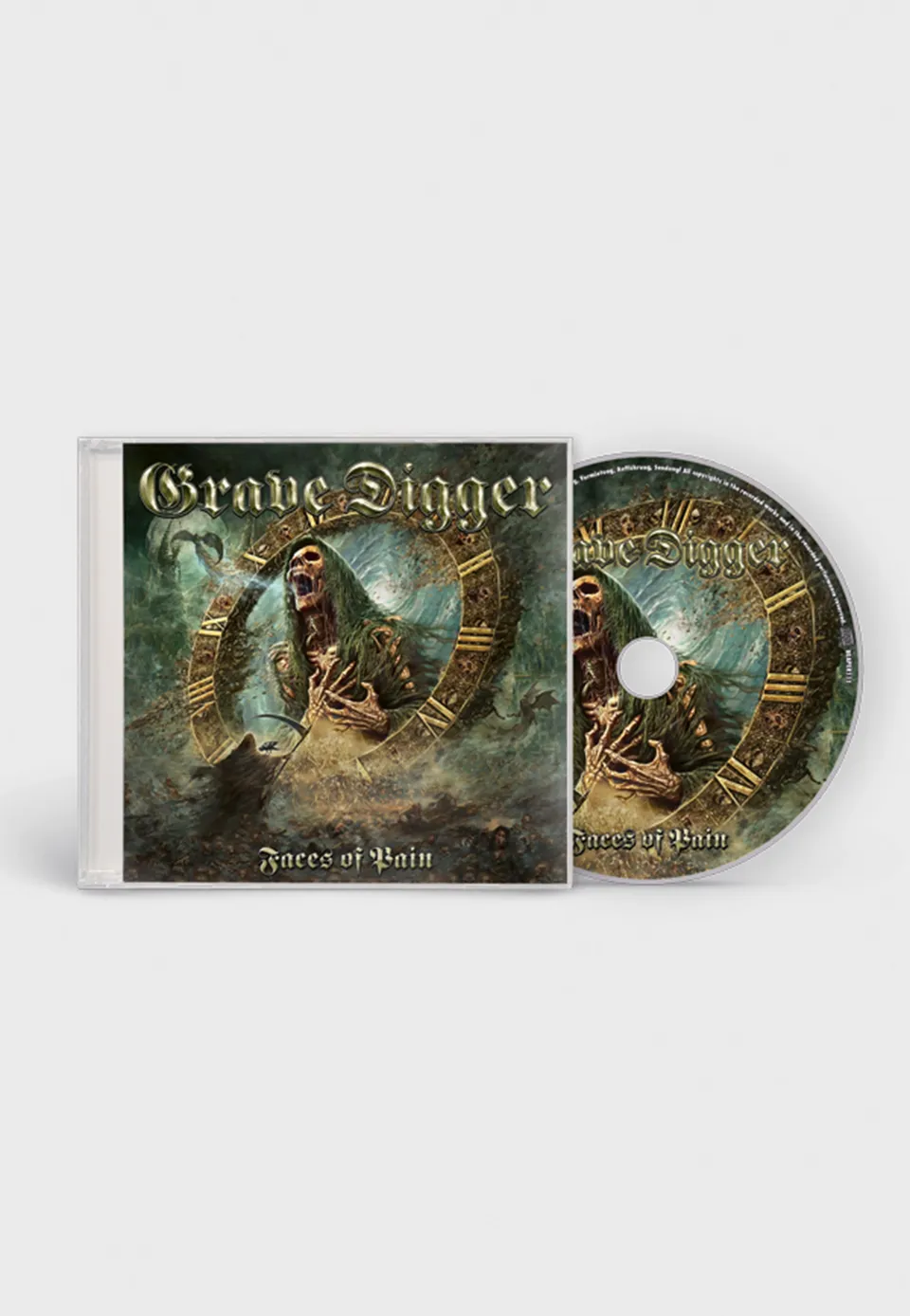 Grave Digger Faces Of Pain CD fisico