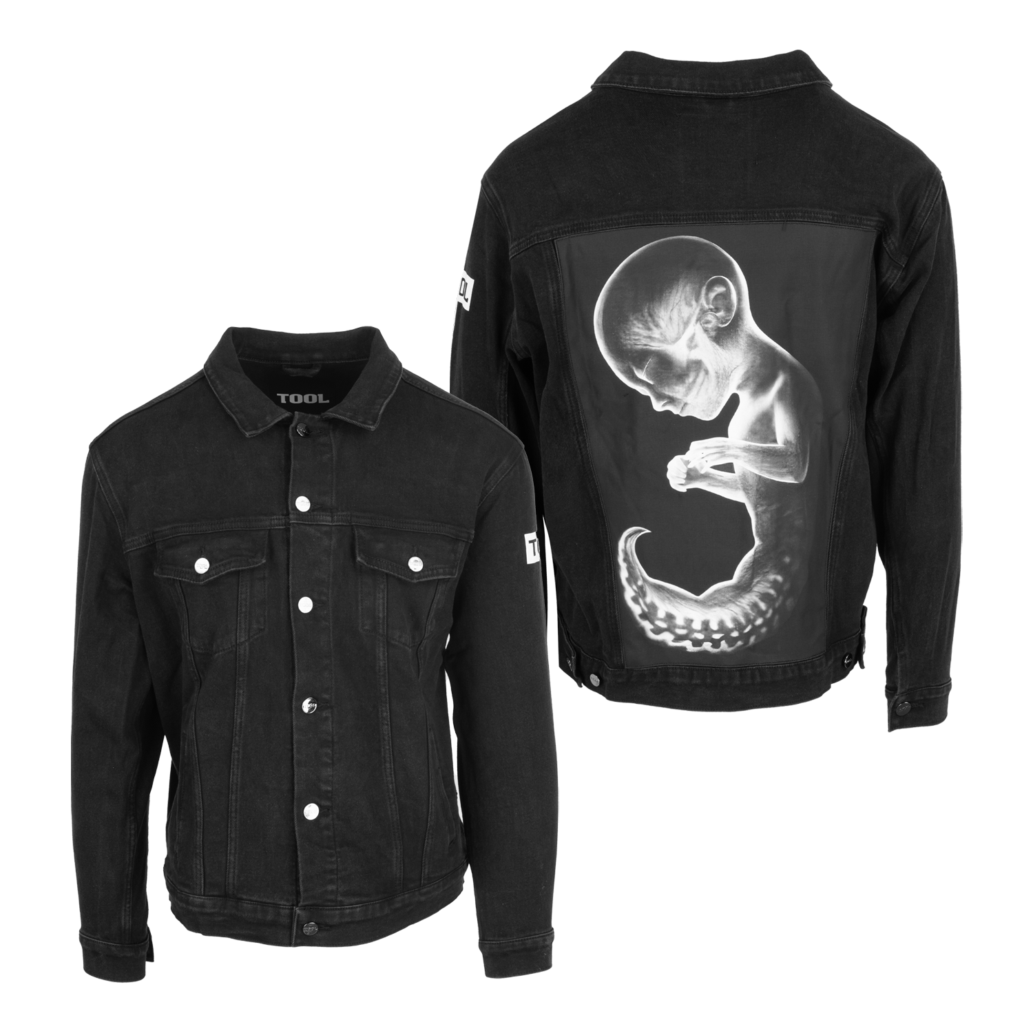 Tool Aenima Fetus giacca jeans denim cotone uomo