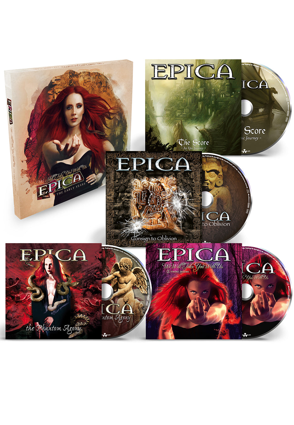 Epica We Still Take You With Us CD Box 4 CD Symphonic Metal